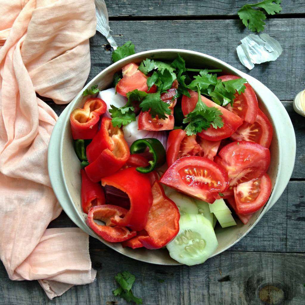 gazpacho chopped